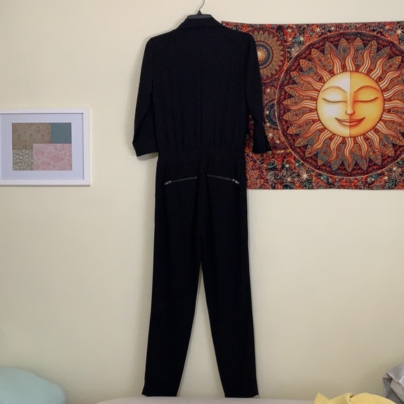 Guess Riley Moto Black jumpsuit - Picture 8 of 16
